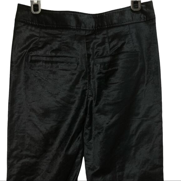 Free People Black Velvet Flare Pants size US 2 Walk With You - Picture 5 of 6